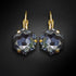Earrings "Fantasy (Silver Night)" with Swarovski™ crystals